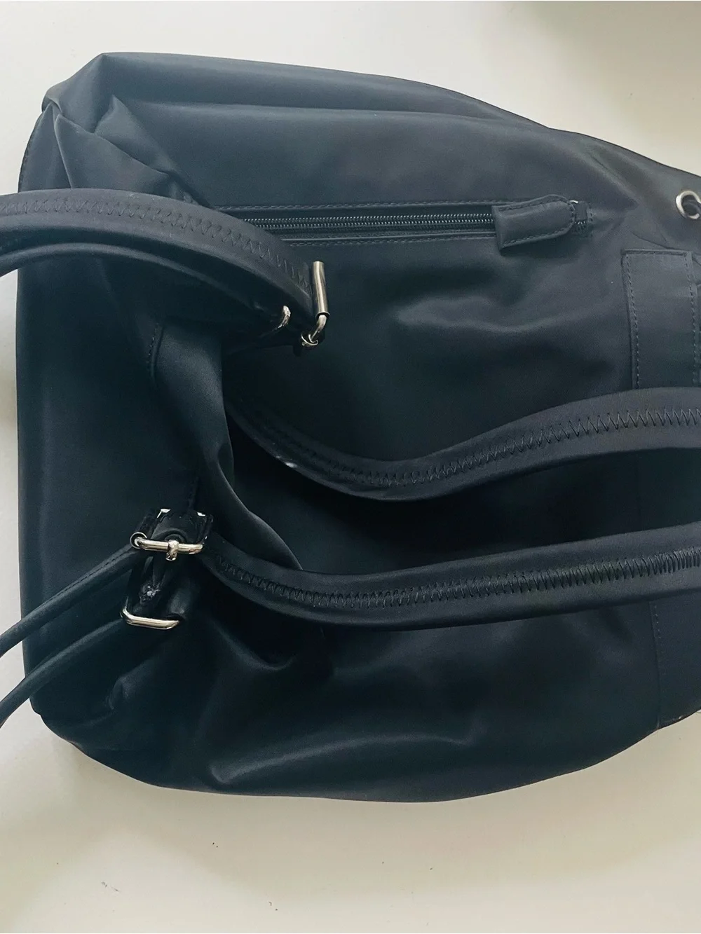GAP Black Everyday Backpack Y2K Drawstring durable Nylon